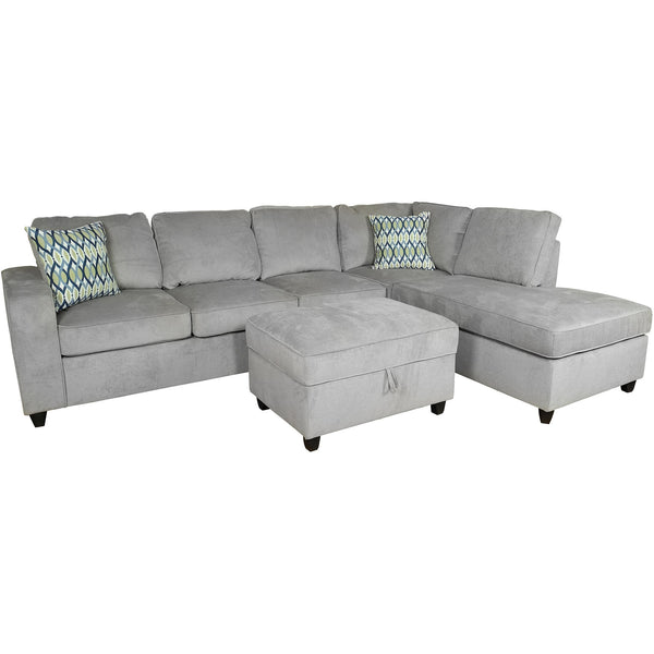 Primo International Paige Fabric 3 pc Sectional PAIG-SOFY2881/PAIG-CRVY2881/PAIG-OTSY2881 IMAGE 1