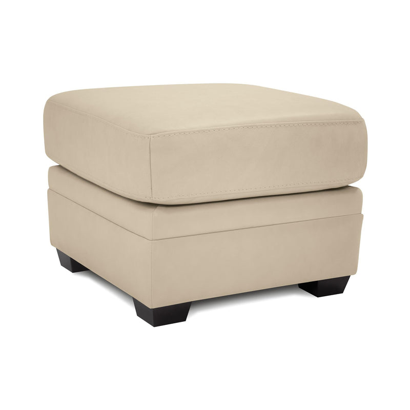 Palliser Burnam Leather Ottoman 77889-04-GRADE100-PEARL IMAGE 1