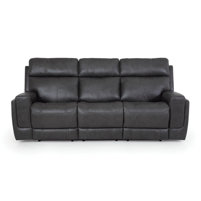 Palliser Hargrave Power Reclining Leather Sofa 41023-L6-GRADE100-GRAPHITE IMAGE 1