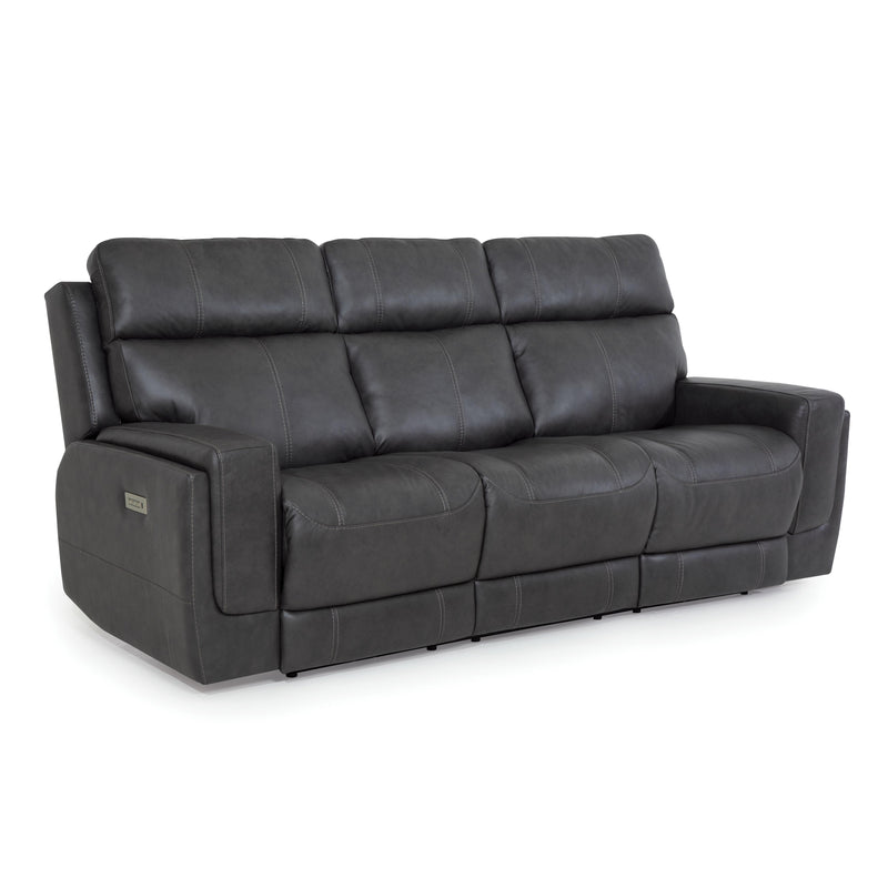 Palliser Hargrave Power Reclining Leather Sofa 41023-L6-GRADE100-GRAPHITE IMAGE 2