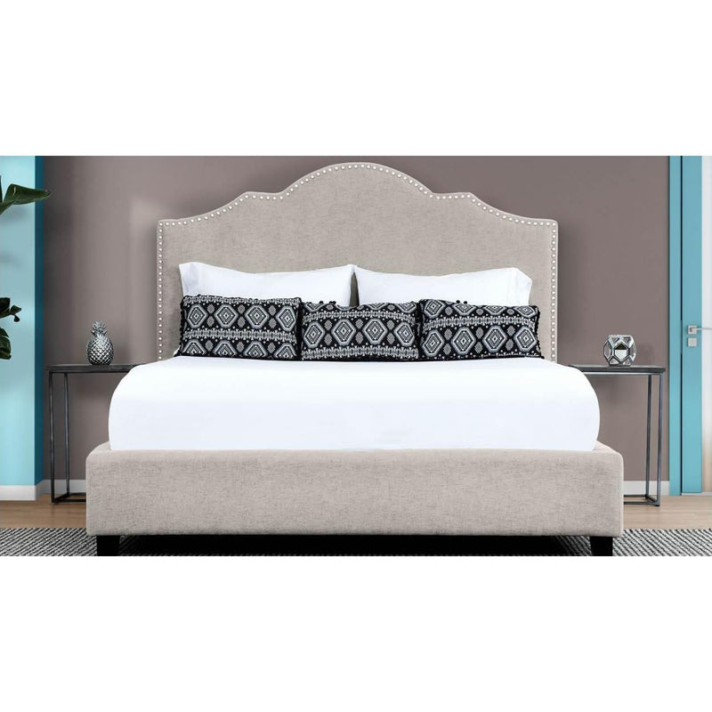 Primo International Berlin King Upholstered Panel Bed B3991LNLG3HB6K/B3991LNLG3FS6K IMAGE 2