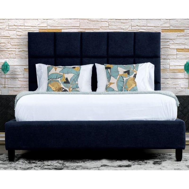 Primo International London King Upholstered Panel Bed B4001LNBL3HB6K/B4001LNBL3FS6K IMAGE 2