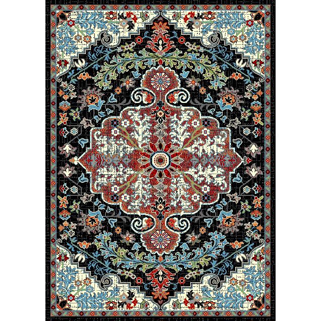 Persian Weavers Rugs Runner Ibiza IBZ-183 Rug - Black IMAGE 1