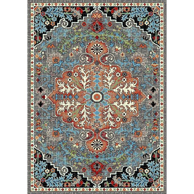 Persian Weavers Rugs Rectangle Ibiza IBZ-183 5'x7' Rug - Grey IMAGE 1