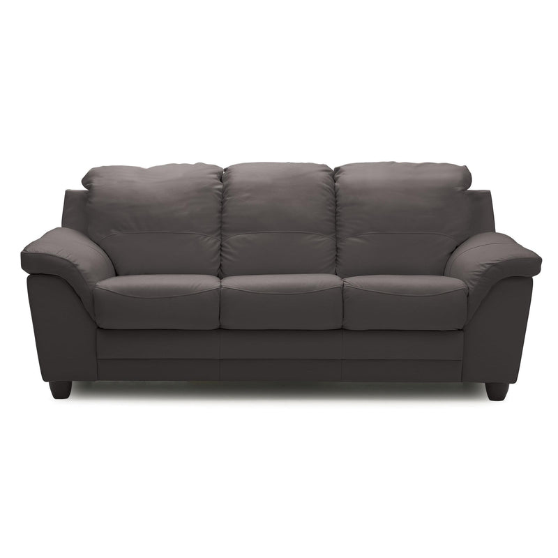 Palliser Sirus Stationary Leather Sofa 77594-01-BALI-RAINSTORM IMAGE 1