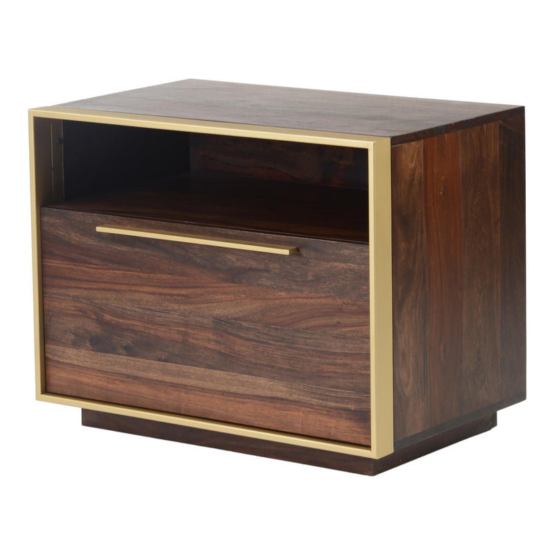 Moe's Home Collection Focus 1-Drawer Nightstand BZ-1078-20 IMAGE 2