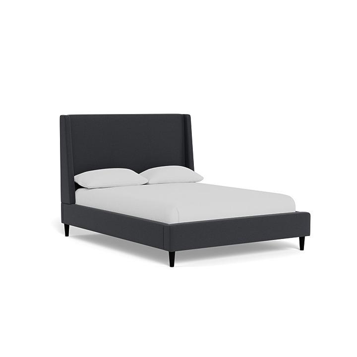 Palliser Skye Queen Upholstered Panel Bed 77132-Q2/77132-QR/79005-QW-TOREY-CRACKED-PEPPER IMAGE 2