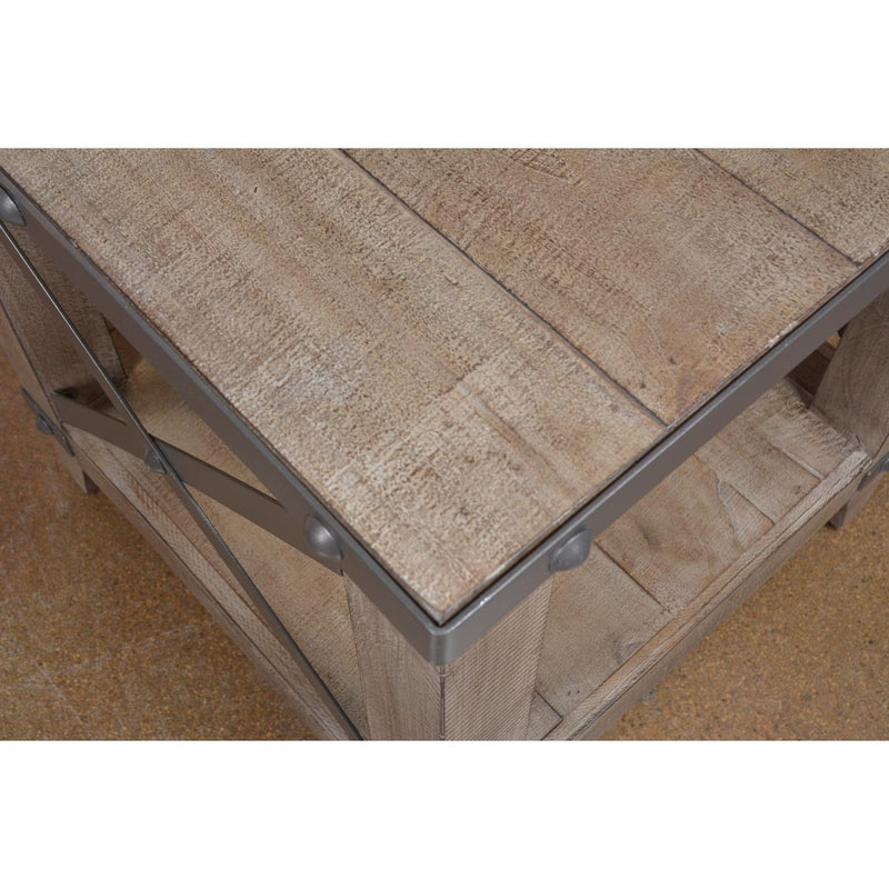 Horizon Home Furniture Urban Rustic End Table H1365-100-GRY IMAGE 5