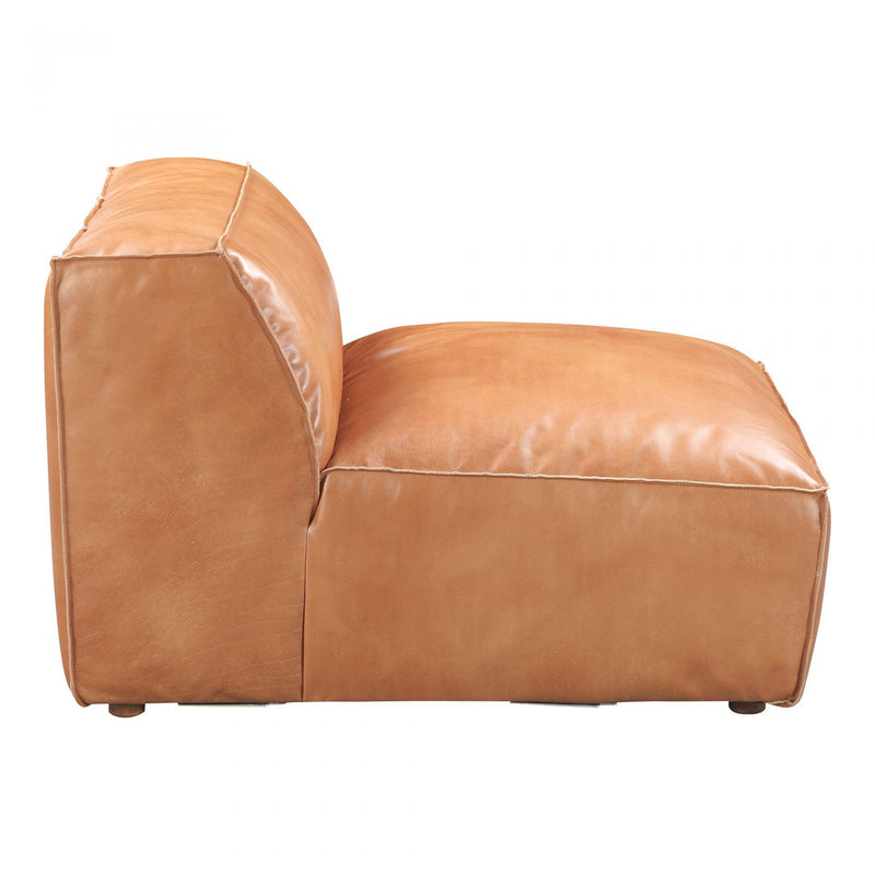 Moe's Home Collection Luxe Stationary Leather Chair QN-1019-40 IMAGE 2