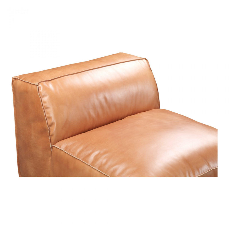 Moe's Home Collection Luxe Stationary Leather Chair QN-1019-40 IMAGE 4