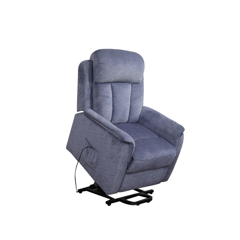 Primo International Stetson Fabric Lift Chair Stetson Power Lift Recliner - Grey IMAGE 1