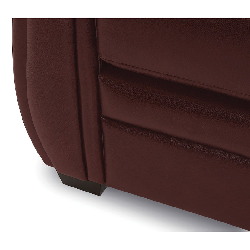 Palliser Borrego Stationary Leather Match Sofa 77890-01-GRADE100-GARNET IMAGE 6