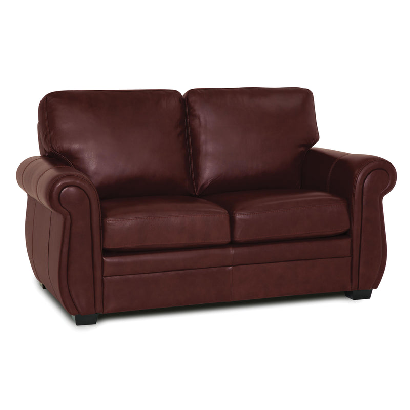 Palliser Borrego Stationary Leather Loveseat 77890-03-GRADE100-GARNET IMAGE 2