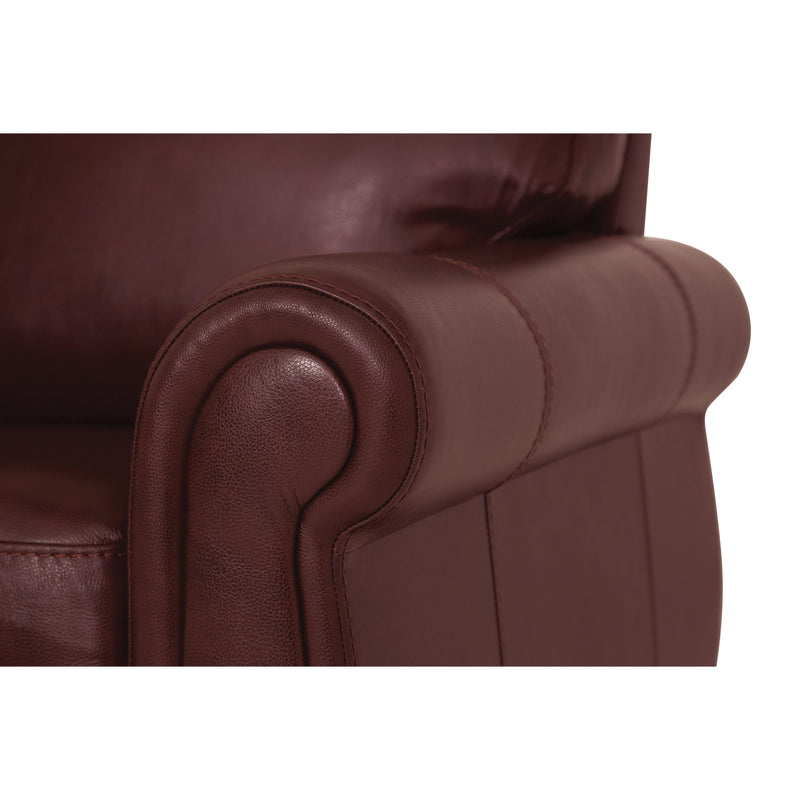 Palliser Borrego Stationary Leather Loveseat 77890-03-GRADE100-GARNET IMAGE 4