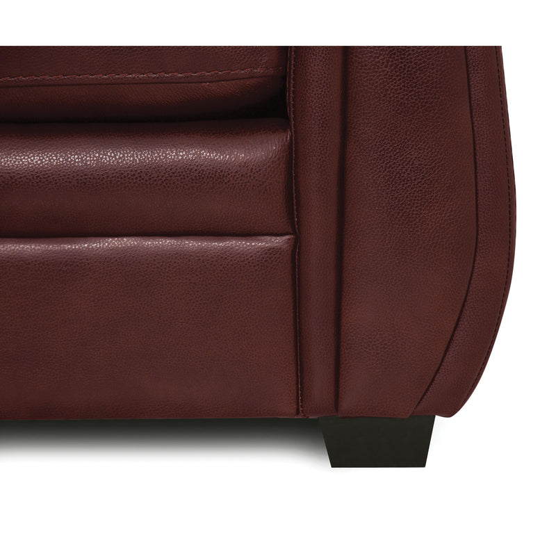 Palliser Borrego Stationary Leather Loveseat 77890-03-GRADE100-GARNET IMAGE 5