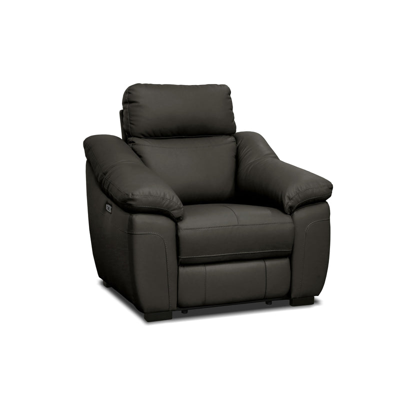 Primo International Seth Power Leather Match Recliner U882111443MPCH IMAGE 2