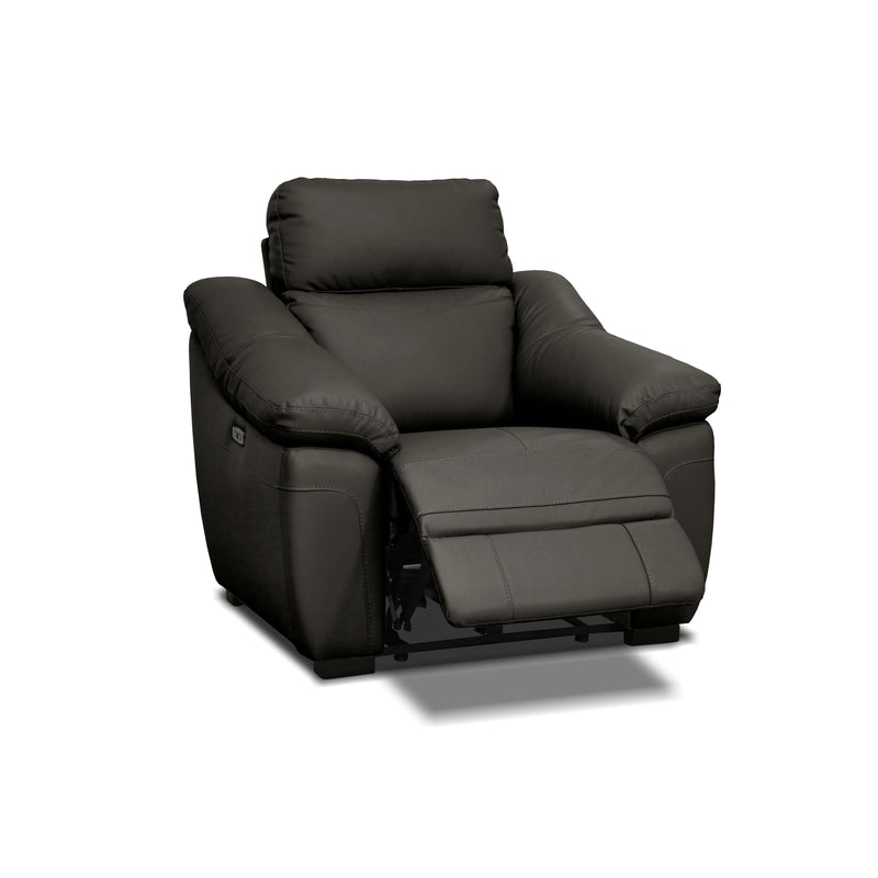 Primo International Seth Power Leather Match Recliner U882111443MPCH IMAGE 4