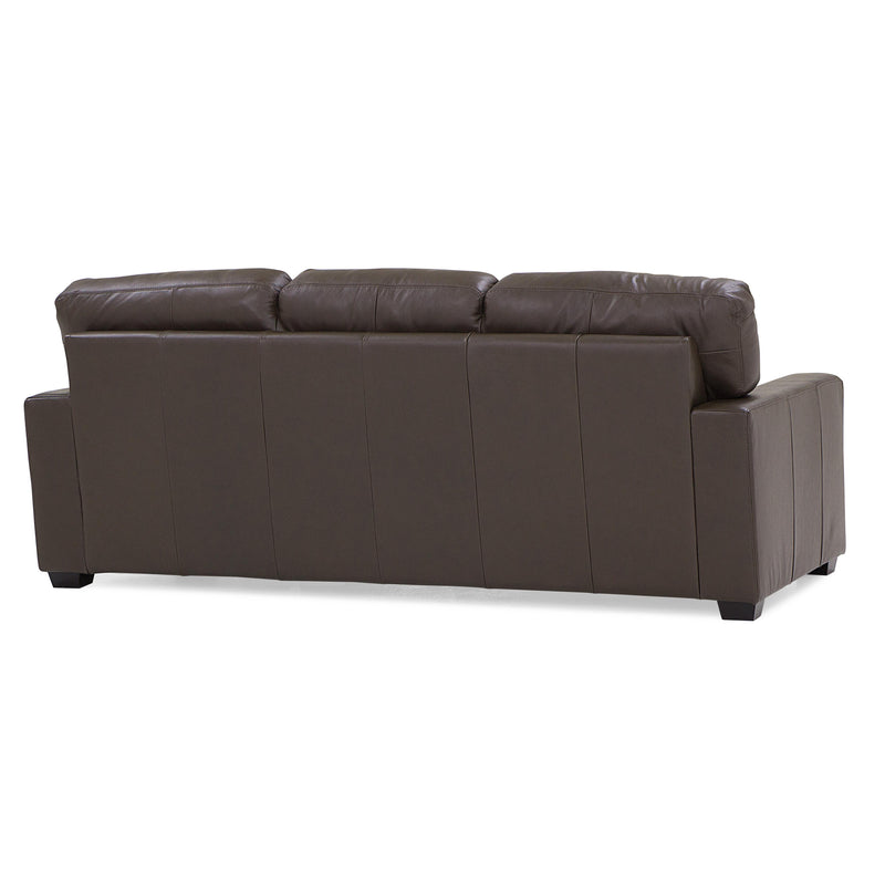 Palliser Westend Stationary Leather Match Sofa 77322-01-CLASSIC-ACORN-MATCH IMAGE 4