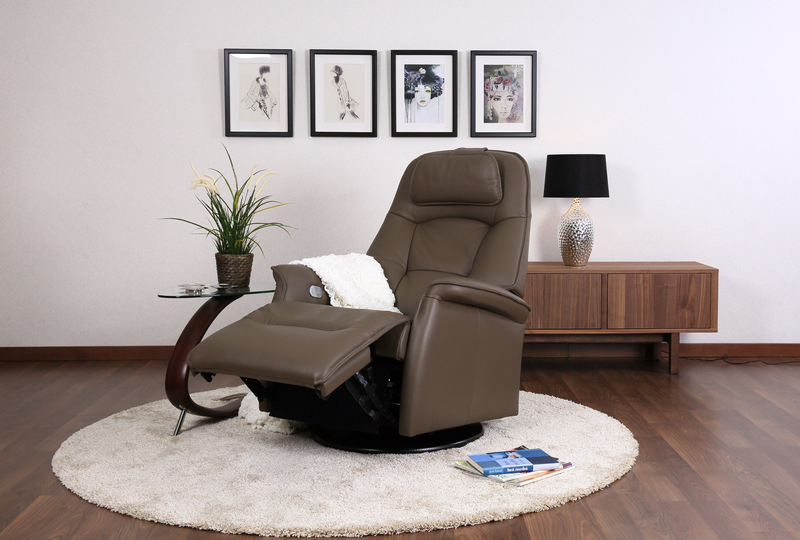 Fjords Stockholm Recliner with NL or SL Leather (Customize your own)