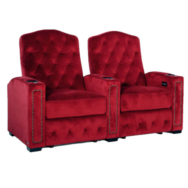 Renaissance Home Theater Chairs With Microfiber