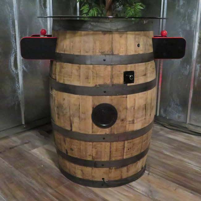 Whiskey Barrel Arcade 60 Games Donkey Kong Edition