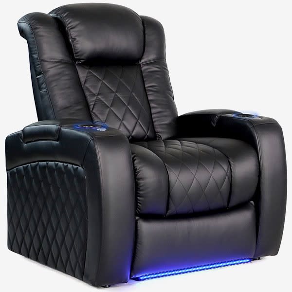 The Finley Home Theater Chair With Italian Leather